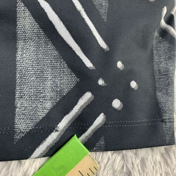 Nike Pro Tank Top Womens Medium Black Dri-Fit Abstract Print Performance Swoosh - Picture 3 of 11